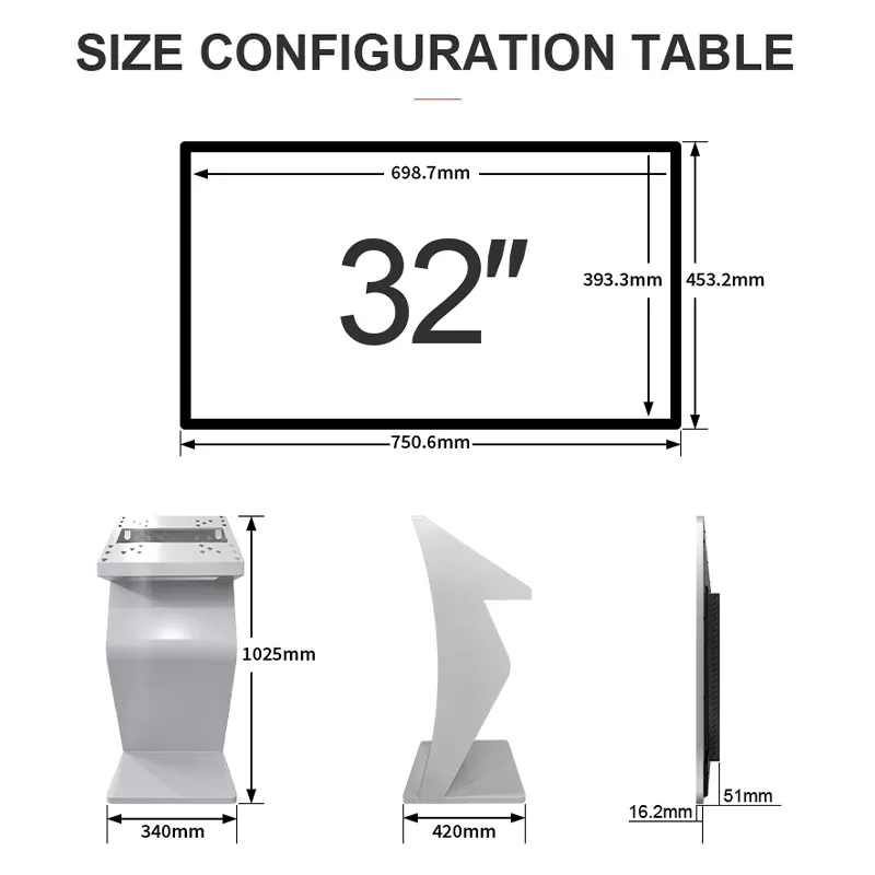 Arvia Horizontal Floor Standing Kiosk Tmk002 8 1