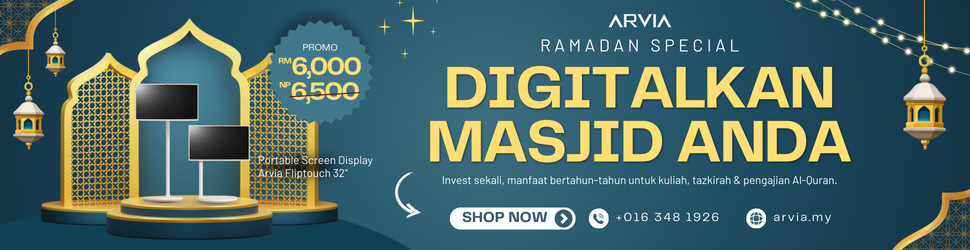 Arvia Professional Audio Visual | Smartboard, Ptz Camera, Mic 10 Banner Ramadan Arviashop Slider 2